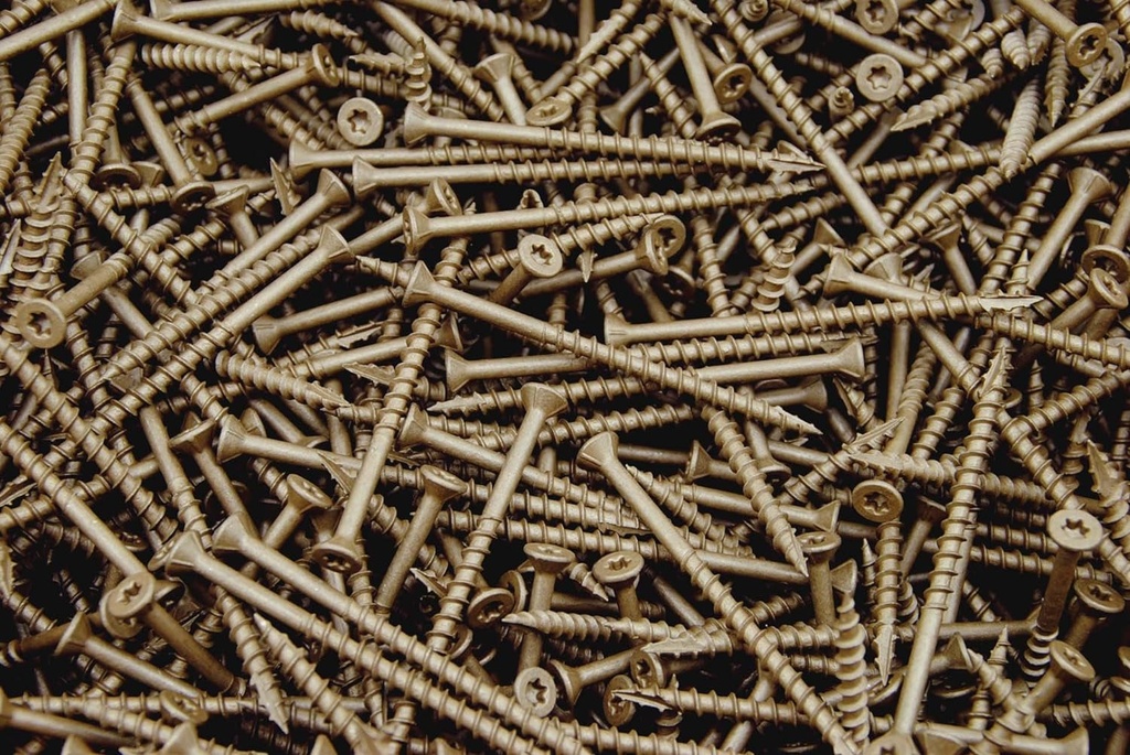 (2000) Torx T25 Star Flat Head 9 X 3 Deck Screw ACQ Lumber Wood Type 17 Bulk