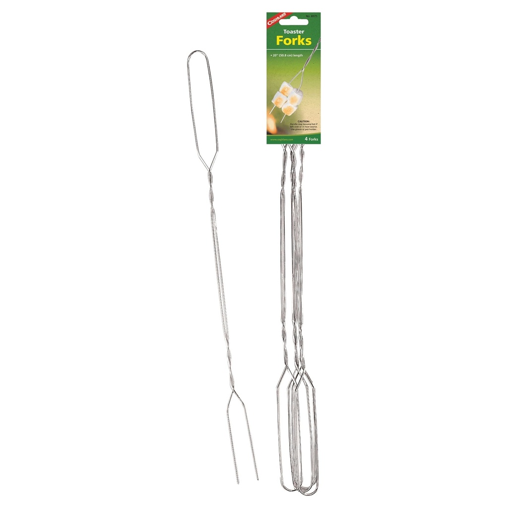 Coghlan'S Toaster Forks (4 Pack), 20" Length for Toasting, Campfire Camping Tool