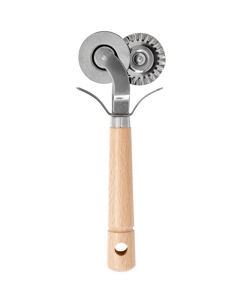 Fantes Double Pastry Ravioli Pasta Dough Cutter Crimper, Stainless Steel Blade, the Italian Market Original since 1906