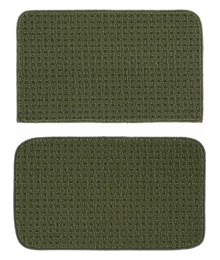 Garland Rug Herald Square 2Pc Kitchen Rug Set 18 In. X28 In. Slice & 18 In. X28 In. Mat Sage