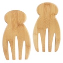 Totally Bamboo Salad Hands, Bamboo Salad Serving Set
