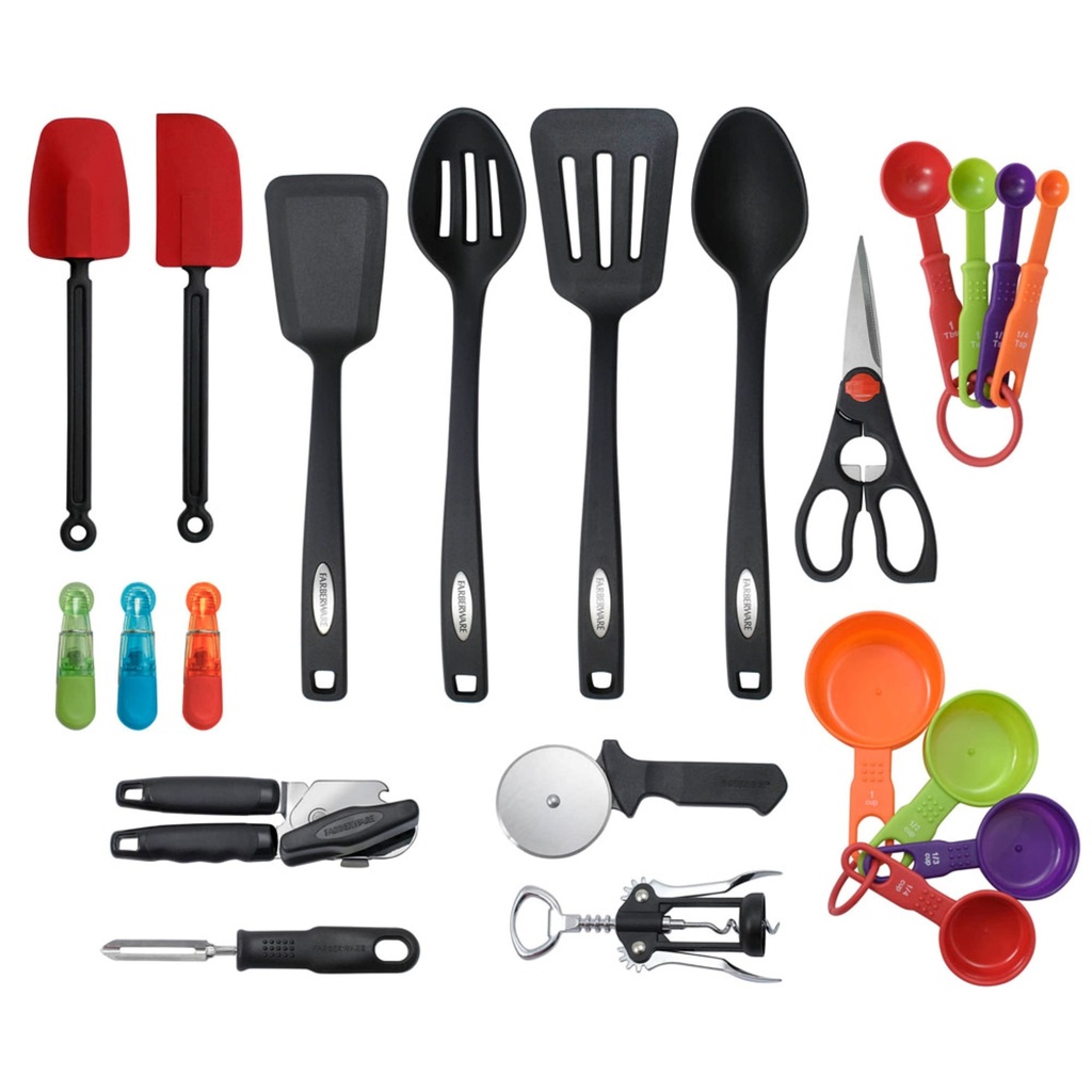 Farberware 22-Piece Essential Kitchen Tool and Gadget Set