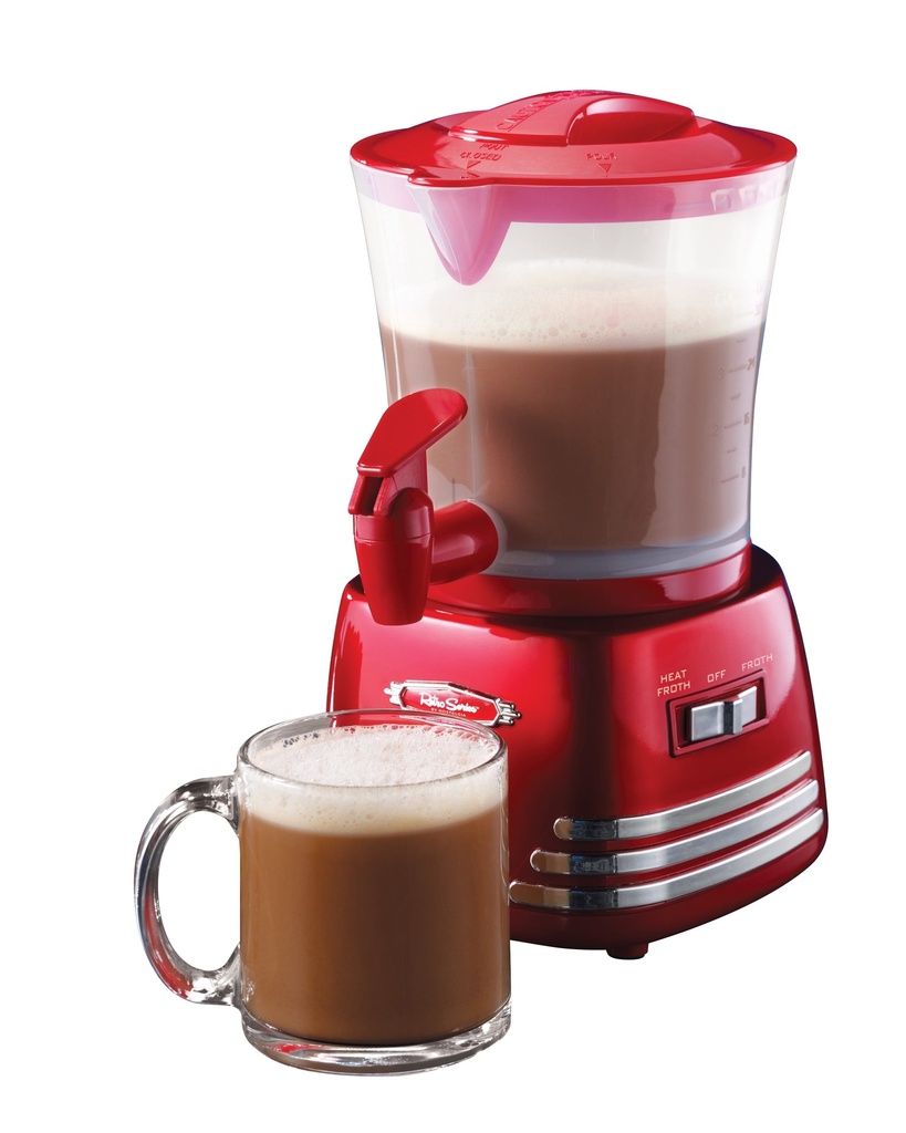 Nostalgia HCM700RETRORED Retro 32-Oz. Hot Chocolate Maker and Dispenser