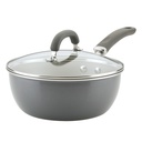 Rachael Ray Create Delicious Aluminum Non-Stick Everything Pan, 3 Quart, Gray Shimmer