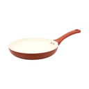 Mainstays Ceramic 10In Aluminum Nonstick Frypan Red Canyon