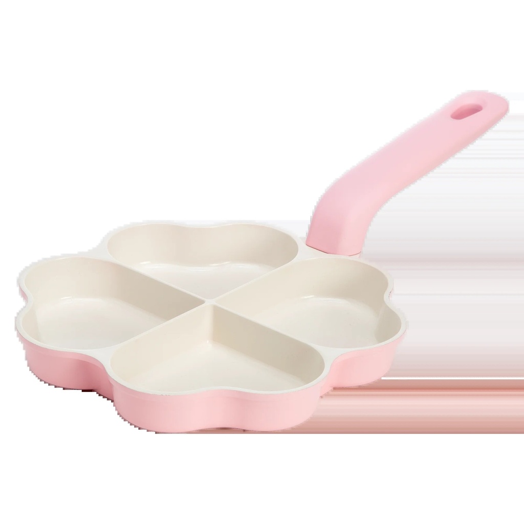 Paris Hilton 8" Heart-Shaped Ceramic Non-Stick Fry Pan, Pink