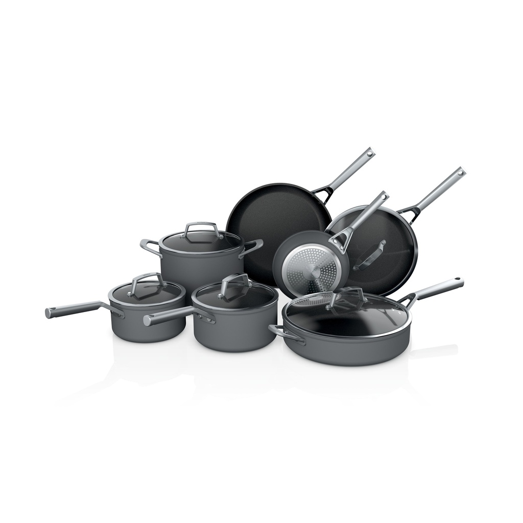 Ninja Foodi Neverstick Premium Hard-Anodized 12-Piece Cookware Set, C39700CO