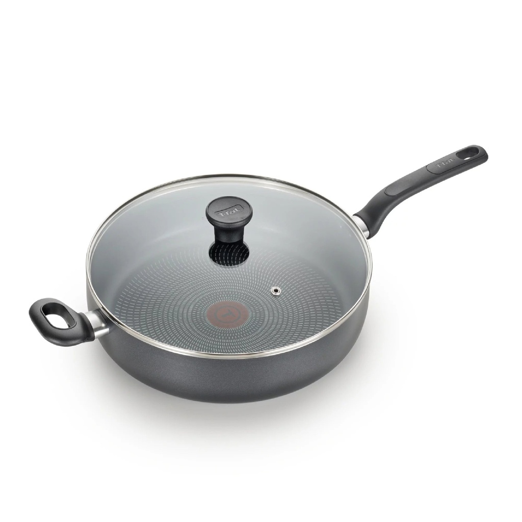 T-Fal Easy Care Nonstick Cookware, Jumbo Cooker, 5 Quart, Grey