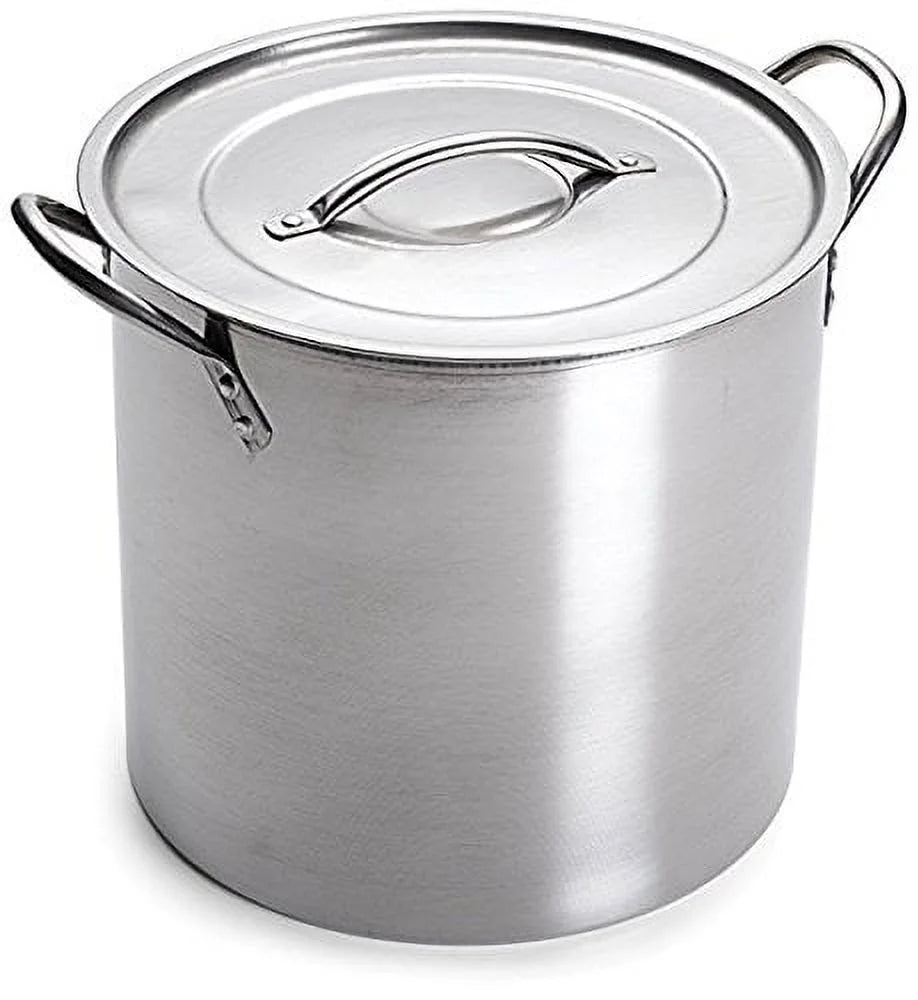 Stainless Steel Stock Pot, 20 Quart with Lid