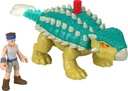 Imaginext Jurassic World Bumpy & Ben Dinosaur Toy Set for Preschool Kids, 2 Pieces
