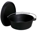King Kooker CI12S Pre-Seasoned Cast Iron Outdoor Dutch Oven, 12-Quart