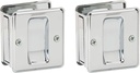 SCHLAGE Ives 990B26 Sliding Door Pull, Bright Chrome (Pack of 2)