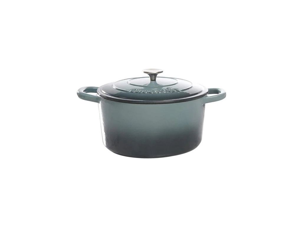 Gibson Artisan 7 Qt Dutch Oven - round - Slate Grey - Cast Iron