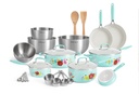 The Pioneer Woman Breezy Blossom 25-Piece Ceramic Nonstick Aluminum Cookware Set