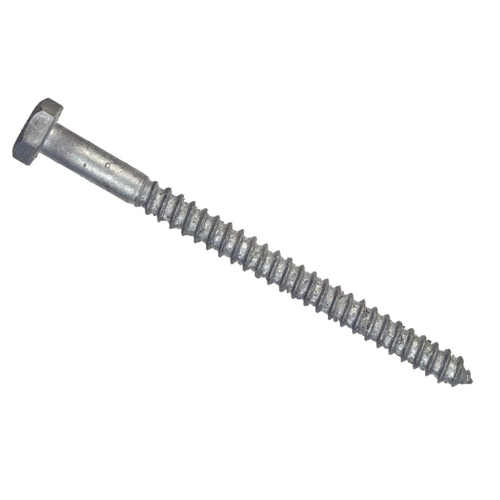 Hillman 1/2 In. X 8 In. L Hex Hot Dipped Galvanized Steel Lag Screw 25 Pk