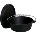 King Kooker #CI4S - Pre-Seasoned 4 Qt Cast Iron Dutch Oven