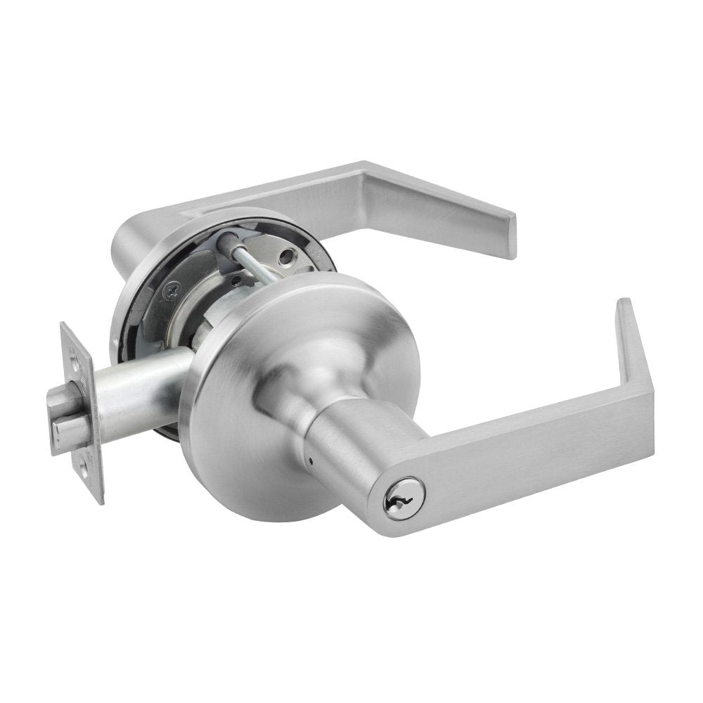 Yale Security AU 5404LN 626 2-3/4" Backset, 626 - Satin Chrome, Grade 1 Entrance/Entry/Office, Brass/Steel/Zinc/Stainless Steel
