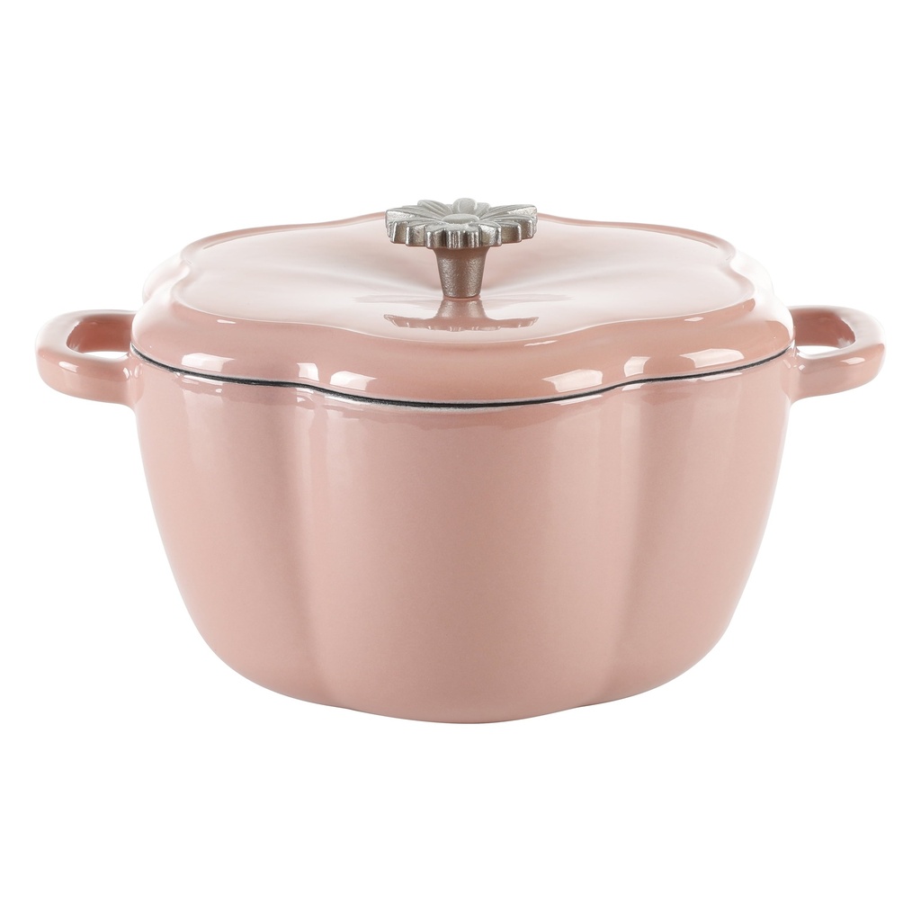 The Pioneer Woman Timeless Beauty Enamel on Cast Iron 3-Quart Dutch Oven, Pink