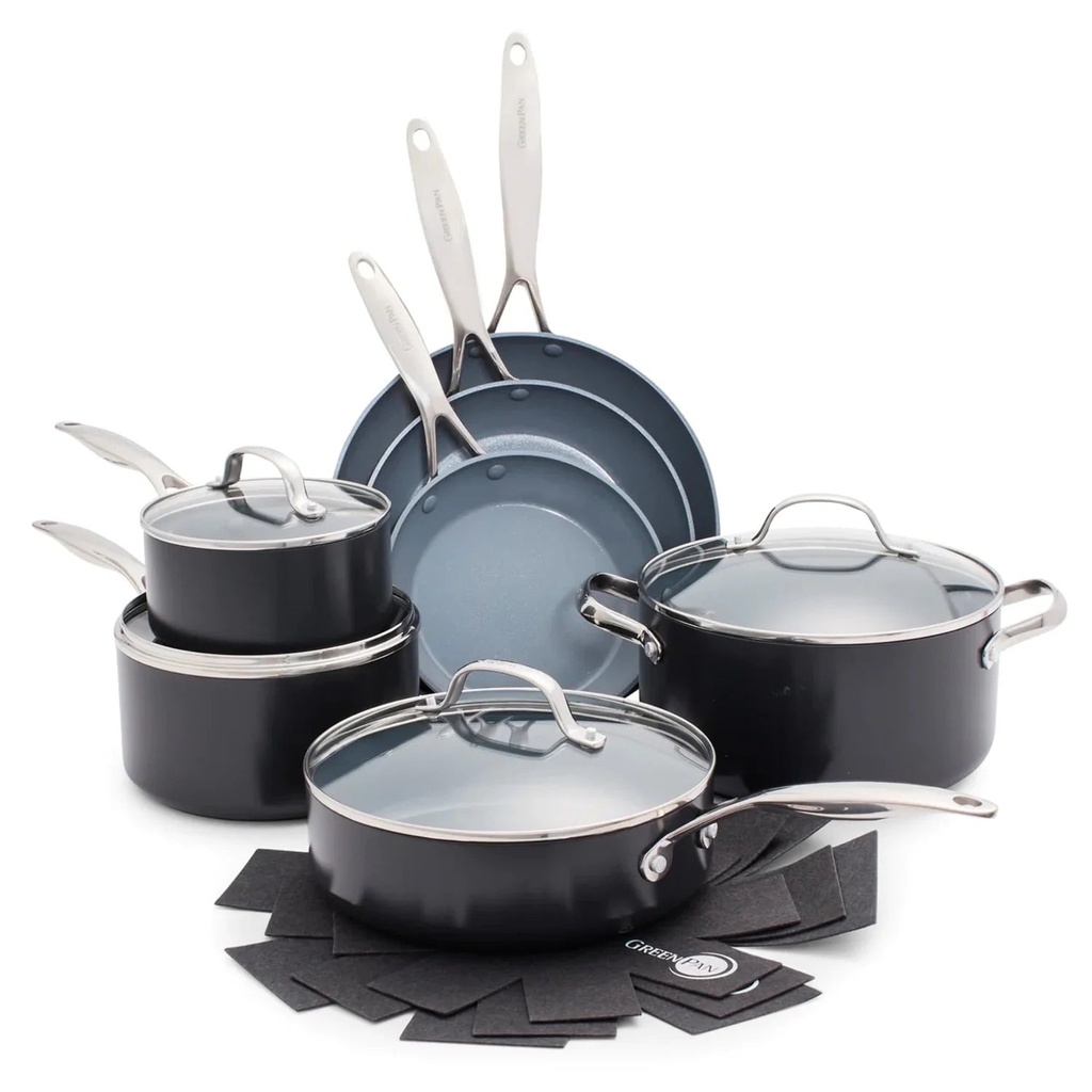 Greenpan Valencia Pro Ceramic Nonstick 11-Piece Cookware Set