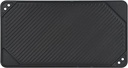 Gassaf Reversible Griddle Pan Nonstick Griddle Grill Pan, Two Burner Cast Iron Griddle, Portable for Indoor Stovetop or Outdoor Camping BBQ Griddle, 20 Inch X10.5Inch.