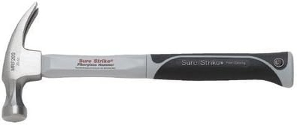 Estwing MRF20S 20 Oz All Steel Sure Strike Rip Claw Hammer