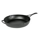 Lodge Cast Iron FINEX 10" Cast Iron Skillet Lid with Brass Handle, Modern Heirloom, Handcrafted in the USA, Pre-Seasoned with Organic Flaxseed Oil