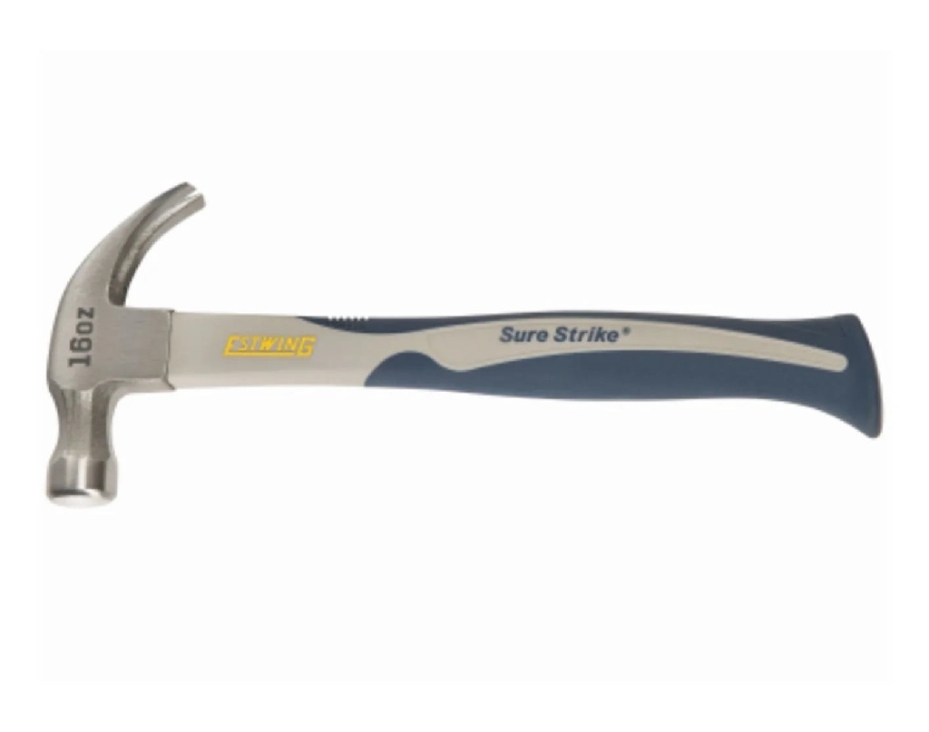 Estwing SSCF16C Sure Strike Carbon Fiber Curved Claw Hammer, 16 Ounce