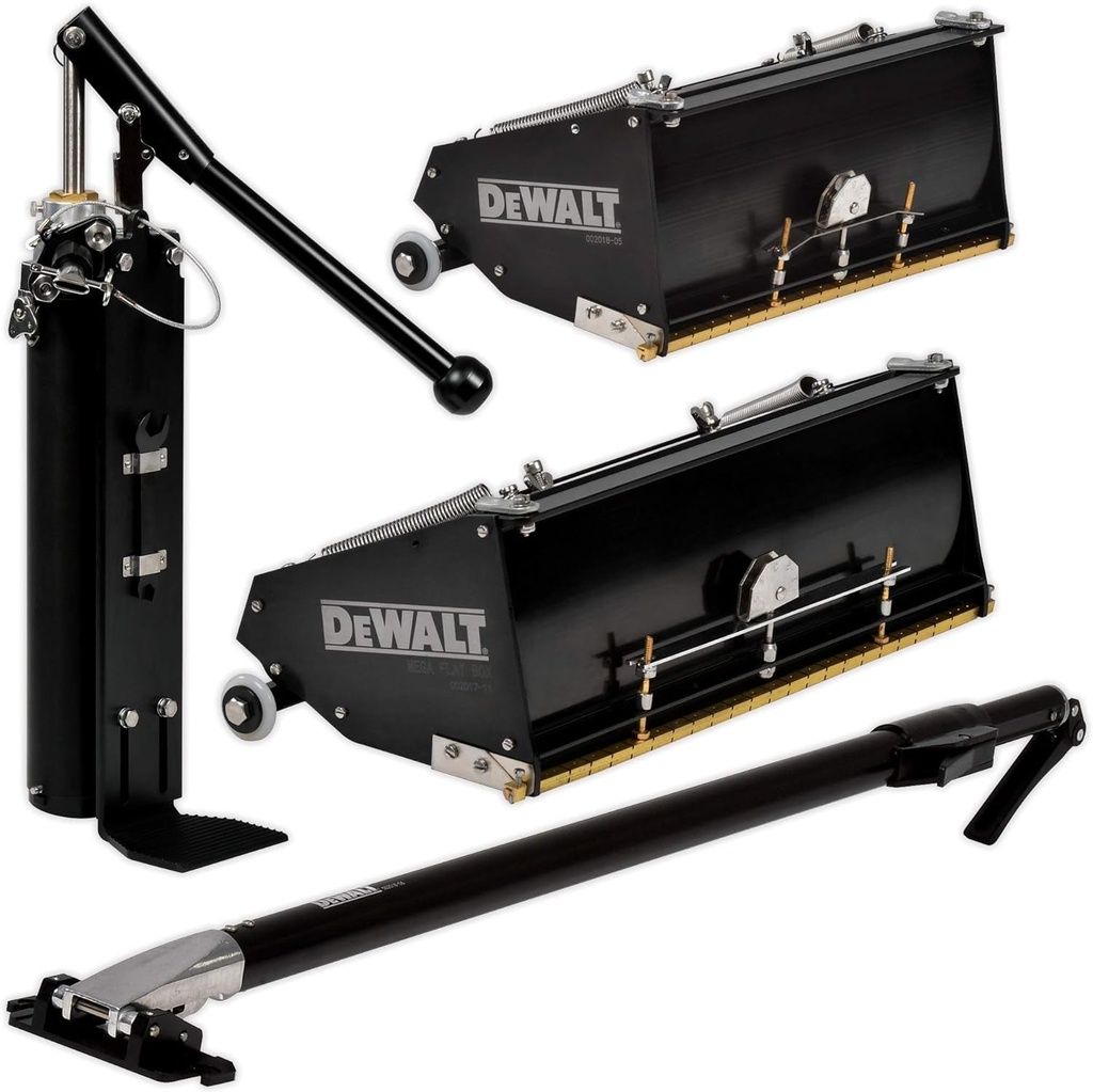 DEWALT MEGA Flat Box Combo Set - 10/12" MEGA Flat Boxes, Handle, Compound Pump W/Free Box Filler | DXTT-2-615