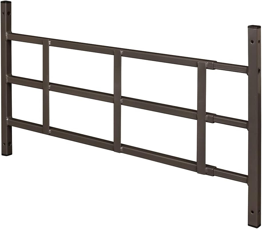 Segal 9180870 16 3-Bar Grill (Width Expandable) Fixed Window Guard, 15-1/4 In.H X 23-1/2 In-38 In.W, Bronze