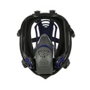 3M Ultimate FX Full Facepiece Reusable Respirator, FF-402, NIOSH, ANSI, Six-Strap Harness for a Secure Comfortable Fit, Cool Flow Valve, Passive Speaking Diaphragm, Medium
