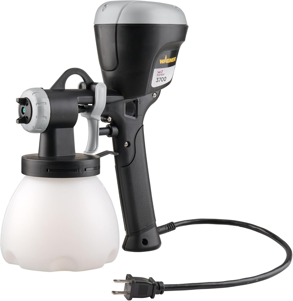 Wagner Spraytech 2432778 Earlex 3700 Handheld Finishing Sprayer for Woodworking and Furniture Refinishing, Adjustable Settings with Multiple Tips and Nozzles Included