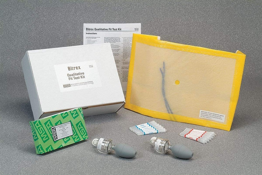 MSA 697444 Bitrex Fit Test Kit - Qualitative Check, Facepiece Diagnostic Testing Accessories, Easy-To-Use, Effective & Efficient Safety System Gear, Used for Reusable Respiratory Protection Device