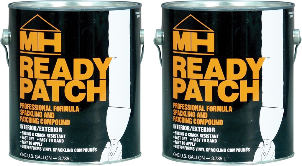 Zinsser 352306-2PK MH Ready Patch Low VOC Professional Spackling and Patching Compound, Gallon, 2 Pack