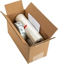 Duck MAX Strength Window Insulation Kit, Winter Window Seal Kit Fits up to 10 Windows, Heavy Duty Shrink Film Cuts to Size for Easy Indoor Installation, Window Tape Included,62 In. X 420 In., Clear