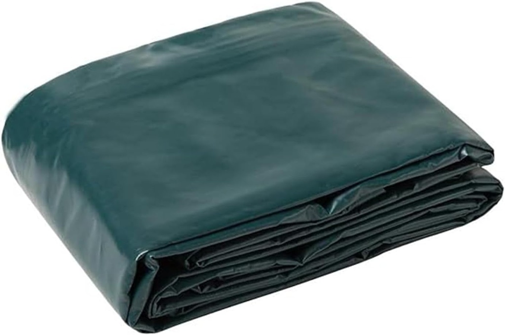 Tarps Now Heavy Duty Vinyl Tarp with Grommets, (6' X 15') - Vinyl Tarps Heavy Duty Waterproof Tarpaulin for Canopy, Pool Cover, Truck Cover, Indoor Outdoor - Forest Green, 18 Oz, 20 Mil