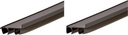M-D Building Products 82586 M-D Dual Door Bottom, 1-3/4 in W X 36 in L X 1/2 in H, X X, Brown (Twо Pаck)