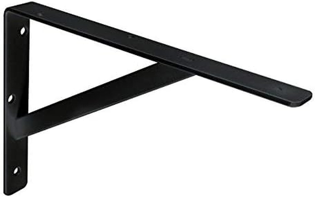 Knape & Vogt 208 Blk 300 12" Black Super-Duty Ultimate L-Bracket5