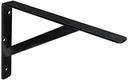 Knape & Vogt 208 Blk 300 12" Black Super-Duty Ultimate L-Bracket5