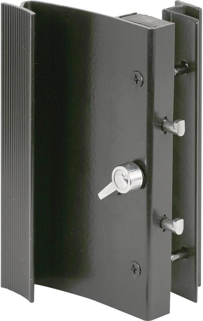 Prime-Line C 1015 Ador/Hilite, Black Diecast, Surface Mounted Sliding Patio Door Handle (Single Pack)