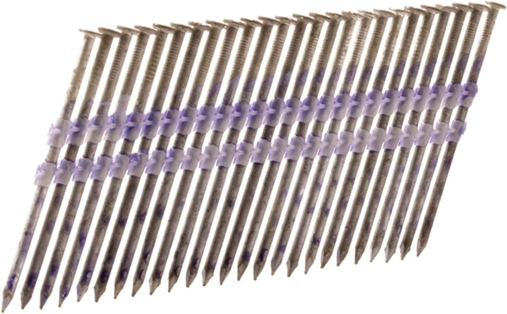 Metabo HPT Framing Nails | 3-1/4 In. X .131 | 21 Degree | Full round Head | Smooth Shank | Hot Dipped Galvanized | 1,000 Count | 20163SHPT
