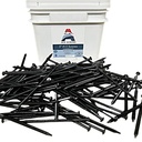 Ace Screws #15 5” (500Pc) FM Approved Commercial Roofing Fasteners Black, Self Tapping into Metal and Wood Roof Decks, EPDM, TPO, Insulation, Goes with Ace Screws Plates to Meet All Roofing Tasks