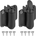 Self Closing Heavy Duty Gate Hinges, Adjustable Spring Tension, Enhanced Safety Cap, Durable and Weather-Resistant, Gate Goor Hinges for Wooden Gate, Vinyl, Metal Gates
