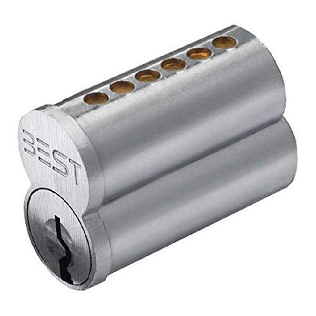 Stanley Best 1C6D1626 BEST 1C 6 Pin Uncombinated Core, D Keyway, Satin Chrome