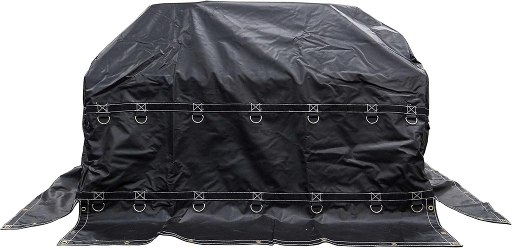 US Cargo Control Heavy Duty Coil Tarp - 6 Foot by 6 Foot by 6 Foot Cargo Tarp - 18 Ounce Pvc-Coated Polyester Waterproof Material - Durable Protection for Your Flatbed Truck Cargo