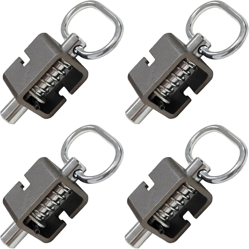 Spring Latch Lock, Spring Latch Assembly Fit Weld On, Trailer Gate Latch, Pack of 4 (Universal)