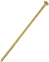 #14 X 8" Long Wood Deck Screws - Carbon Steel, Rust Resistant, Outdoor Decking Screws, 75 Pack