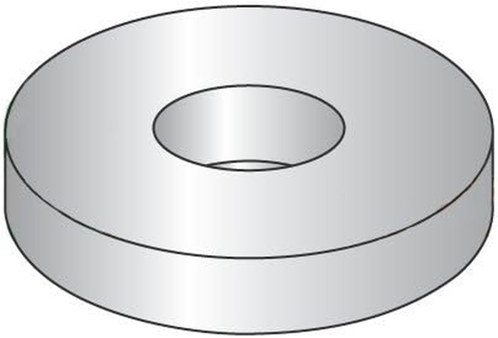 1/2" Flat Washers Stainless Steel A2 (18-8) MS15795-818 (Quantity: 1200 Pcs) - OD: 1-1/16" Inch, Thickness: 0.097 Inch
