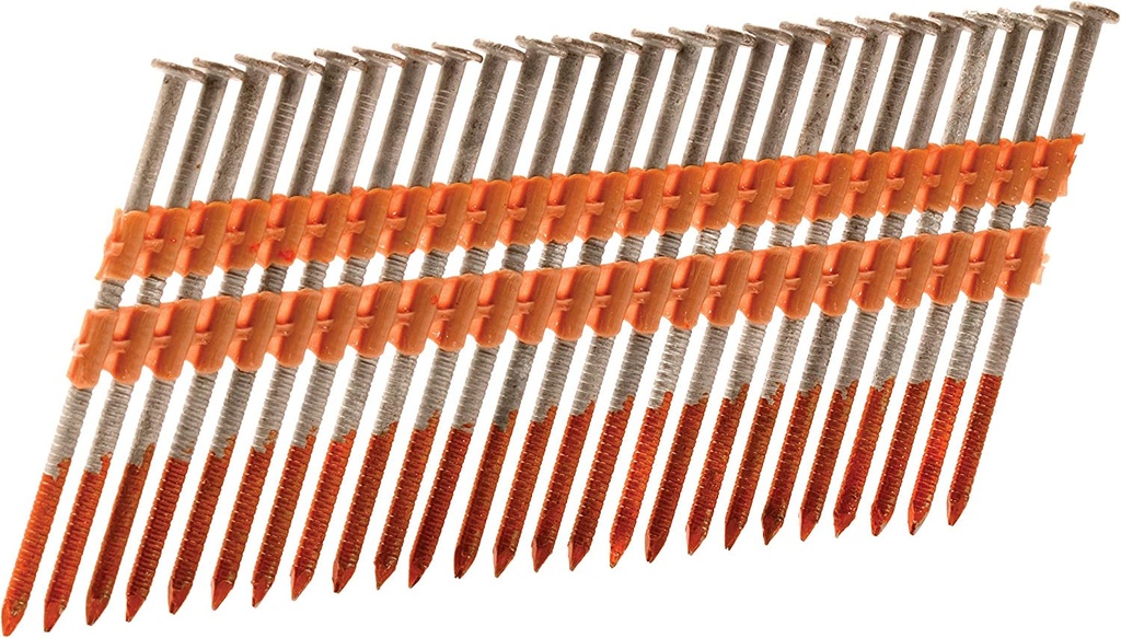 Metabo HPT Framing Nails | 3-1/4 In. X .120 | 21 Degree | Full round Head | Ring Shank | Hot Dipped Galvanized | 4,000 Count | 10309HPT