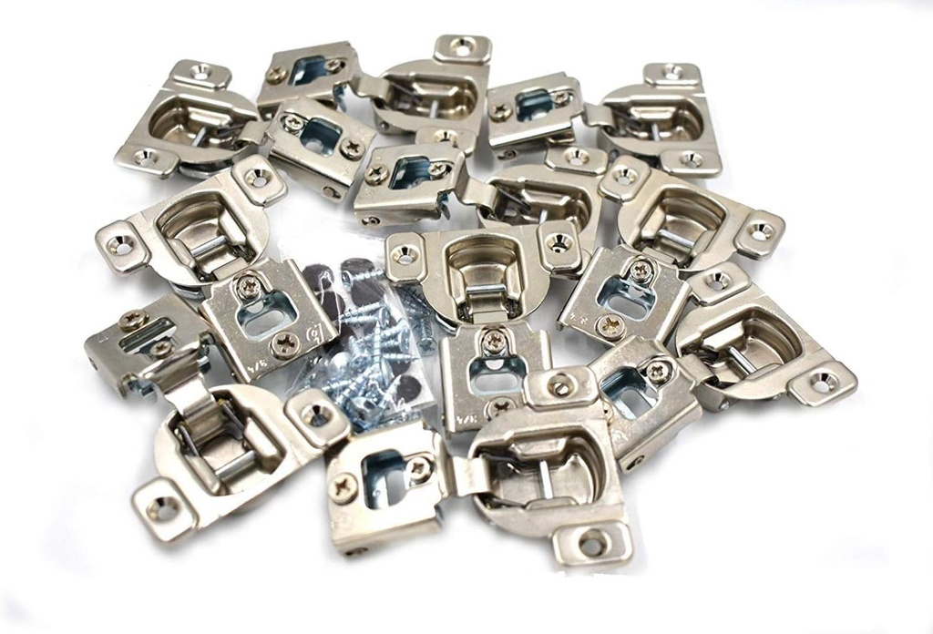 Blum 105 Degrees Compact 38N Series 3/4" Overlay Screw-On Cabinet Hinge -10 Pack