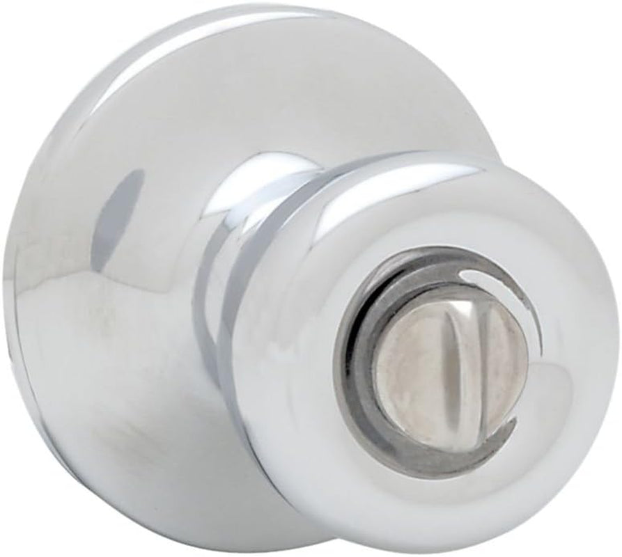 Kwikset 93001-237 Tylo Privacy Bed/Bath Knob in Satin Chrome
